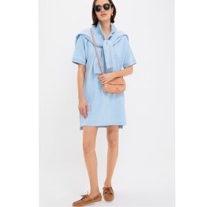 nwt Tuckernuck The Pique teller Light Blue Polo Shirt Dress sz XL